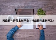 网络软件开发定制平台（行业软件定制开发）